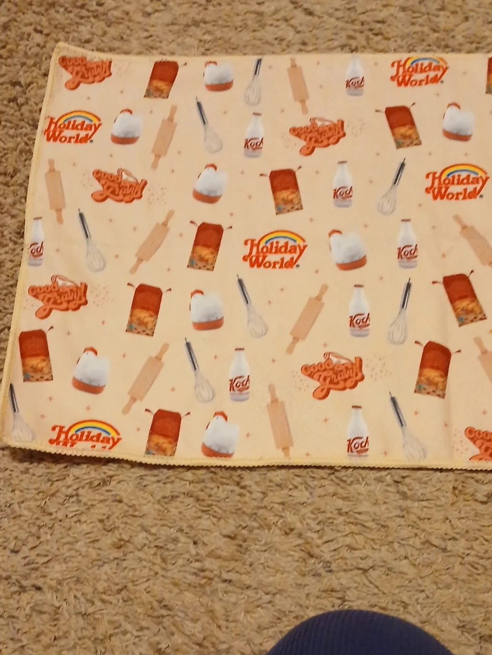 Cream Kitchen Tea Towel - Cream